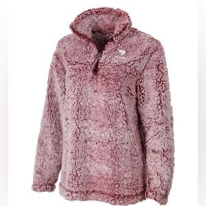 University of Ottawa Gee-Gees Women's 1/4 Zip Sherpa Top size XL